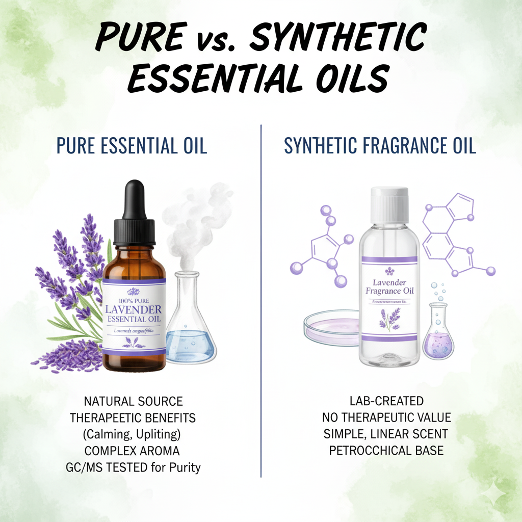 The Difference Between Pure and Synthetic Essential Oils