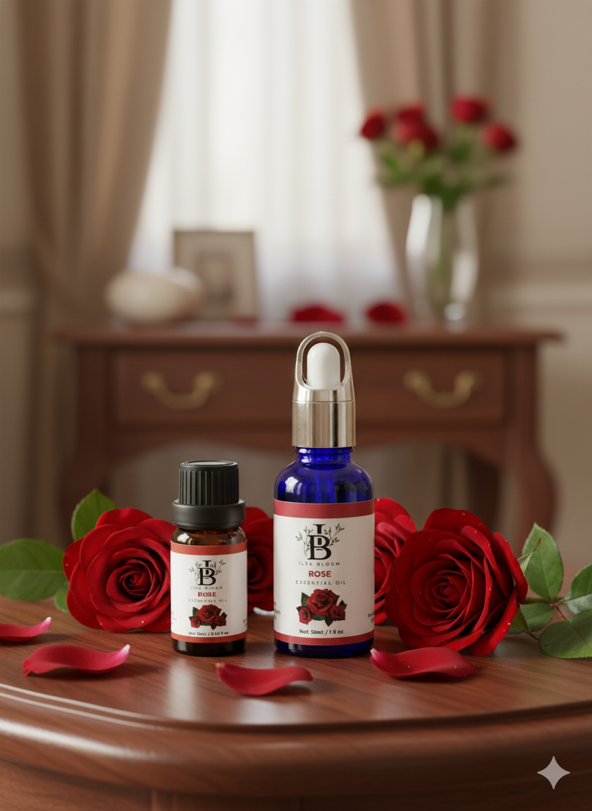 Rose Essential Oil – Skincare, Emotional Wellness & Healing Benefits