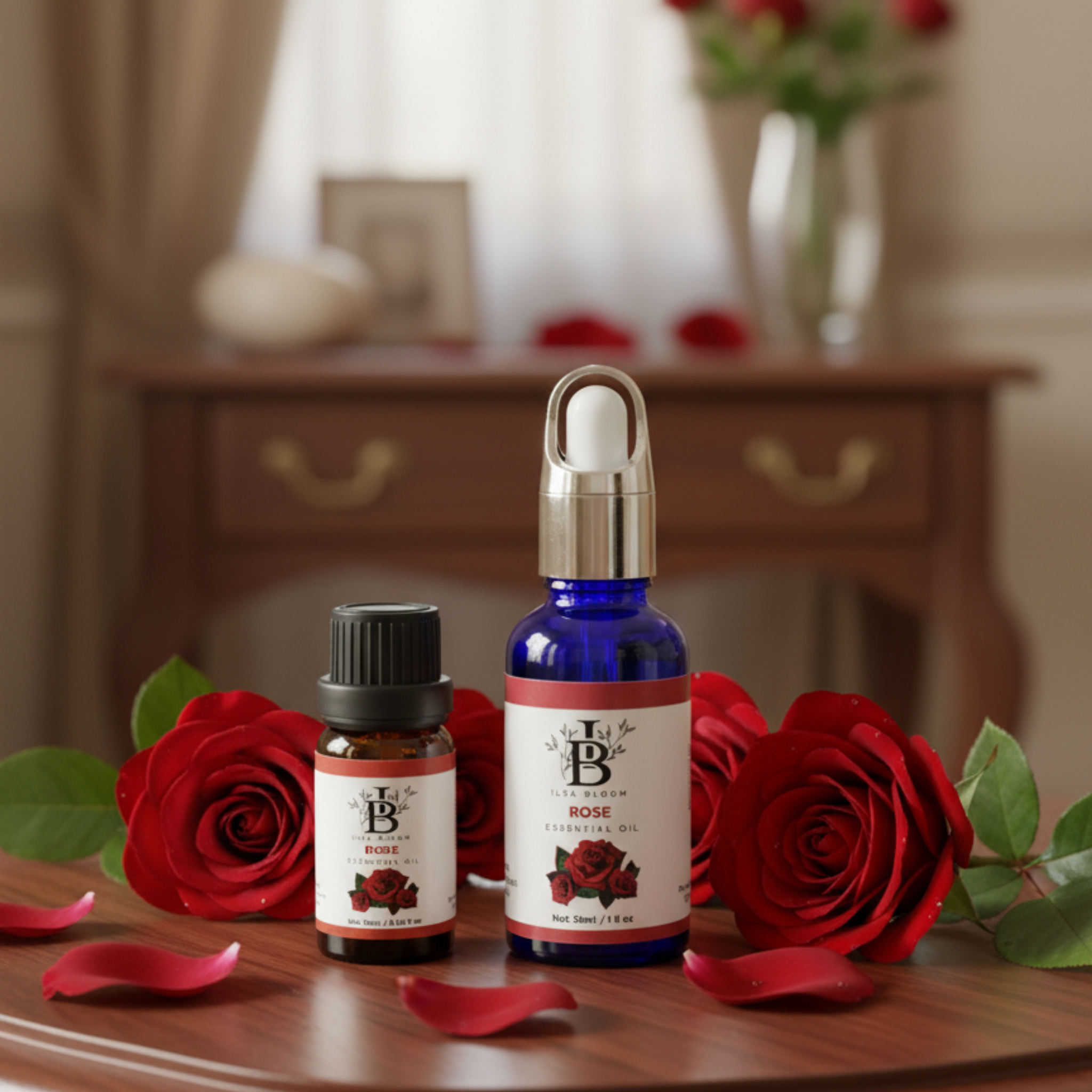 Rose Oil – 100% Pure Rose Petal Oil bottle front
Rose oil for skin hydration and glow
Pure rose oil – delicate floral essence
Rose oil for soothing and calming skin
High quality rose oil in amber bottle
Aromatherapy rose oil – natural soothing scent
Rose oil for facial care and skin repair
Rose oil in dropper bottle – premium quality
Gentle rose oil – chemical free skin oil
Rose oil – beauty oil for skin & well being
