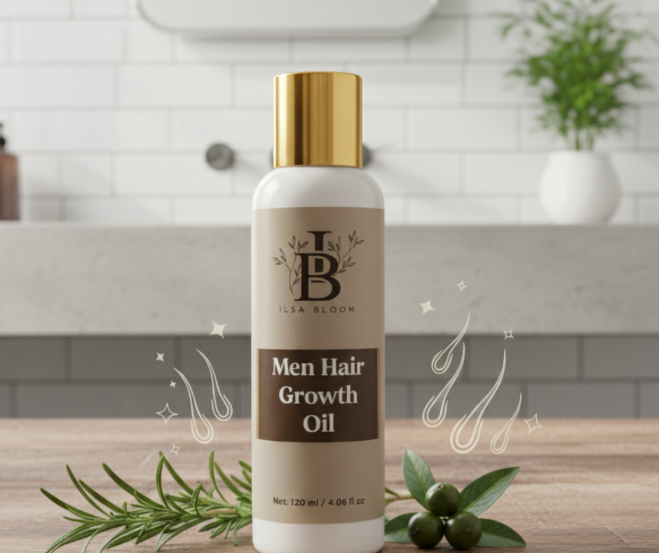 Men Hair Growth Oil – Herbal Formula for Hair Regrowth &amp; Scalp Revival