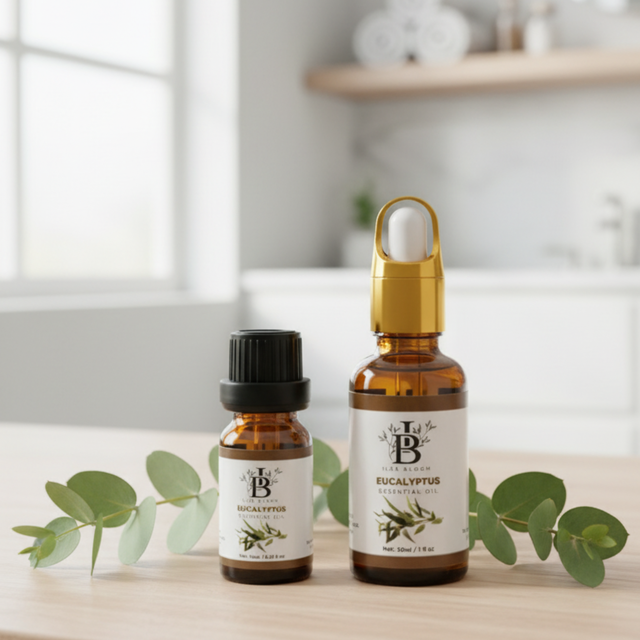 The Ilsa 100% Pure Eucalyptus Essential Oil bottle
