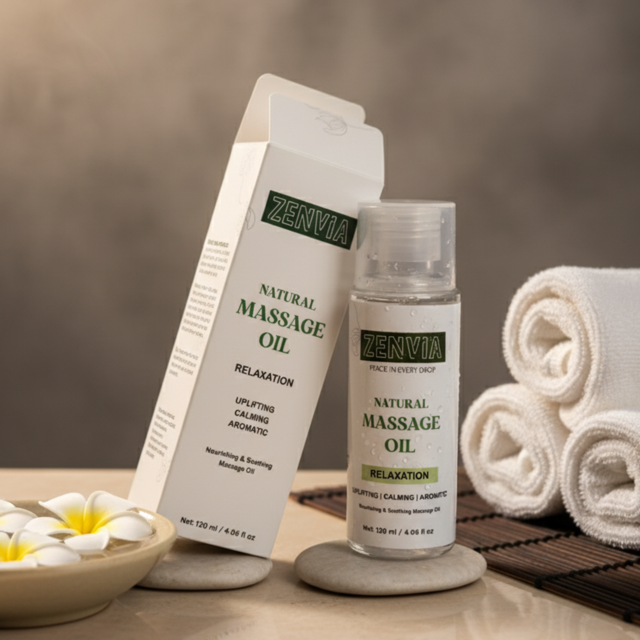 Body Massage Oil Bottle