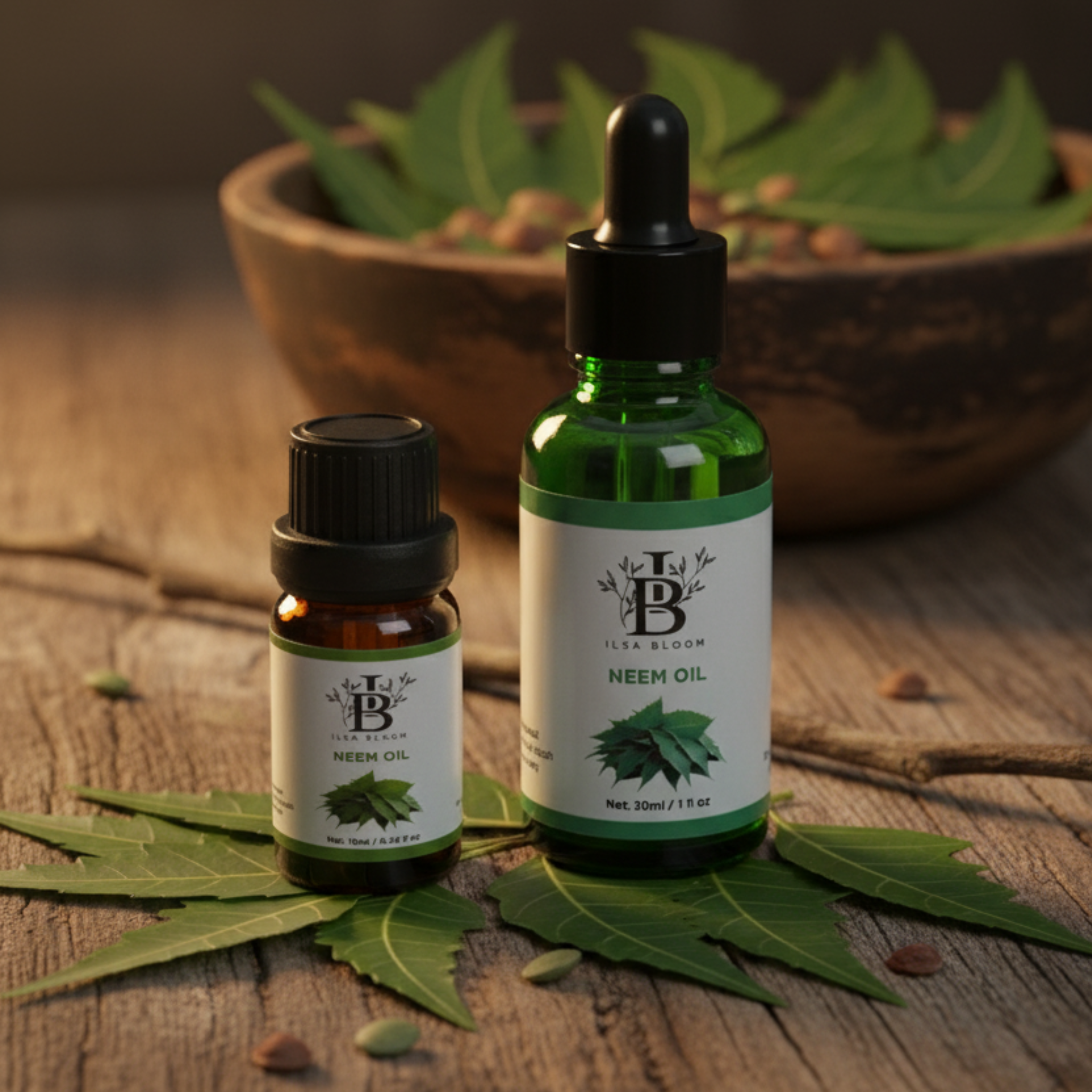 Margosa (Neem) Oil – 100% Pure Cold Pressed bottle front
Neem Oil for skin care and acne control
Margosa oil for dandruff and scalp health
Pure neem oil cold pressed – natural antiseptic
Organic neem oil for hair growth and scalp nourishment
Cold pressed neem oil – chemical free
Smooth glass bottle of margosa oil – premium quality
Skin healing neem oil – antibacterial and soothing
Neem oil in dropper bottle – hair and face use
Pure cold pressed neem oil – multipurpose use
