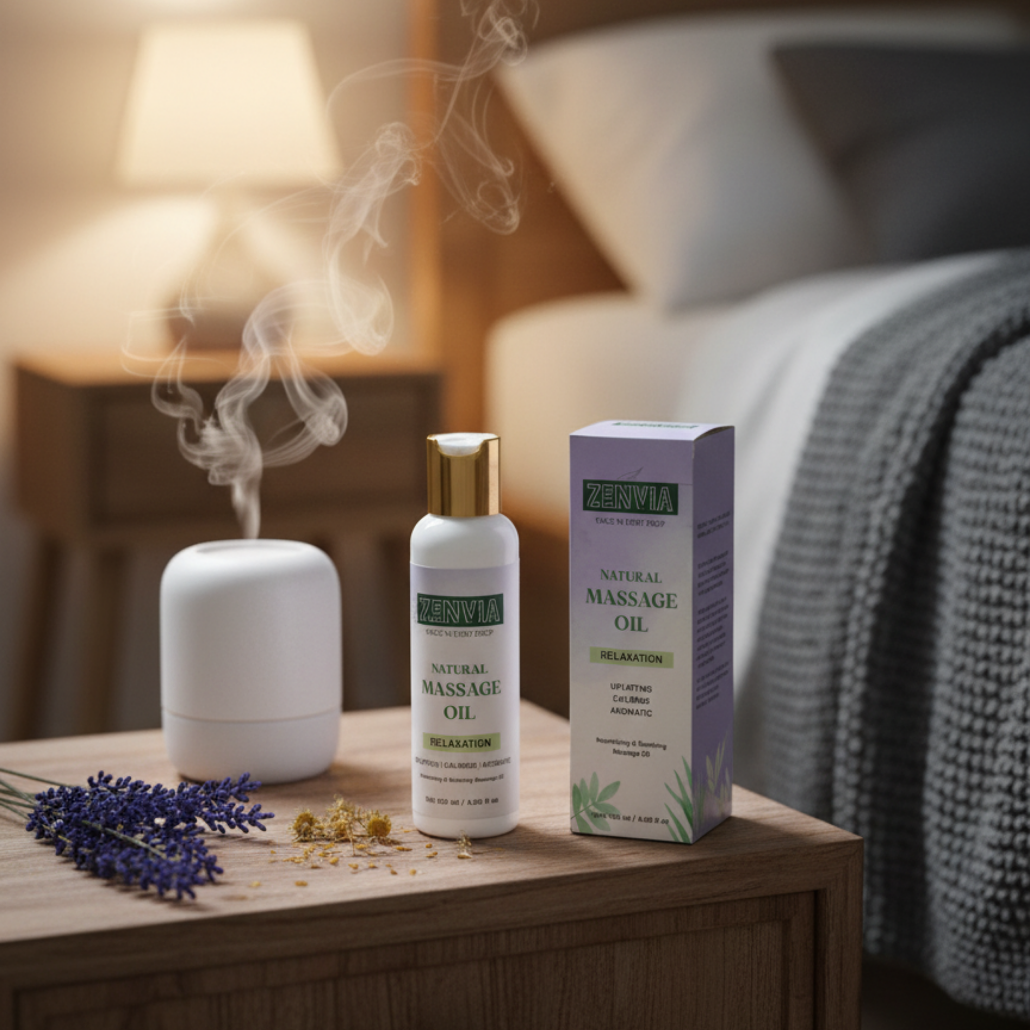 Body Massage Oil – Relaxing & Nourishing Aromatherapy Blend