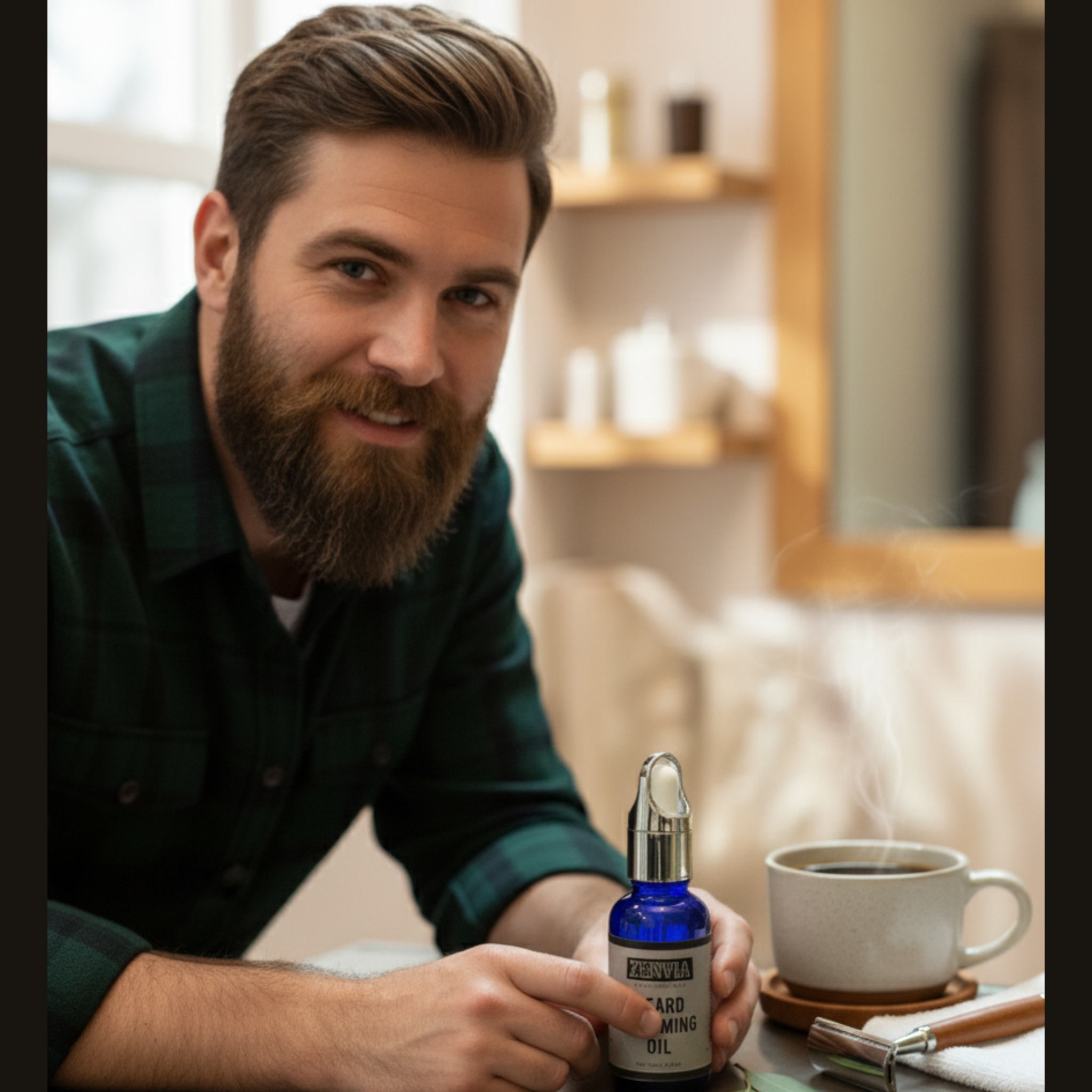 Beard Grooming Oil – Grow, Nourish & Style Your Beard