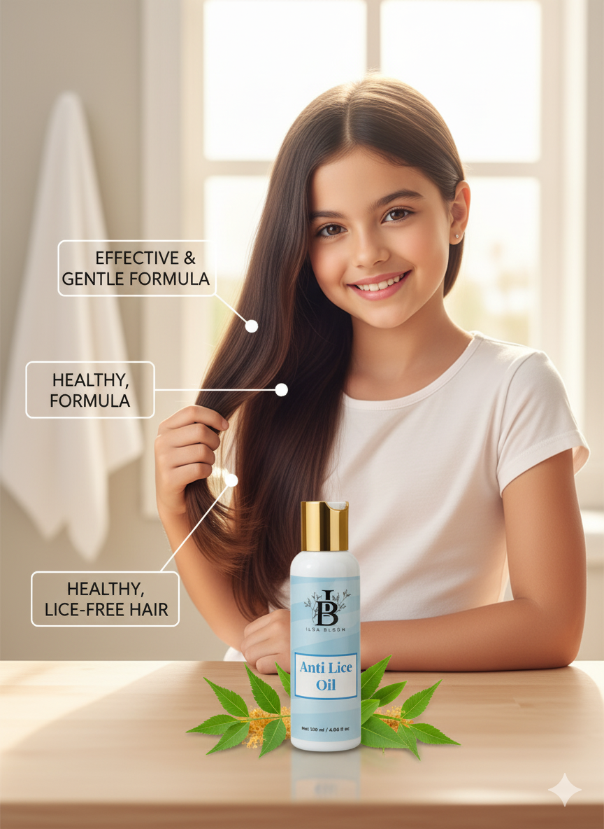 Anti Lice Oil – Herbal Formula to Remove Head Lice & Nits