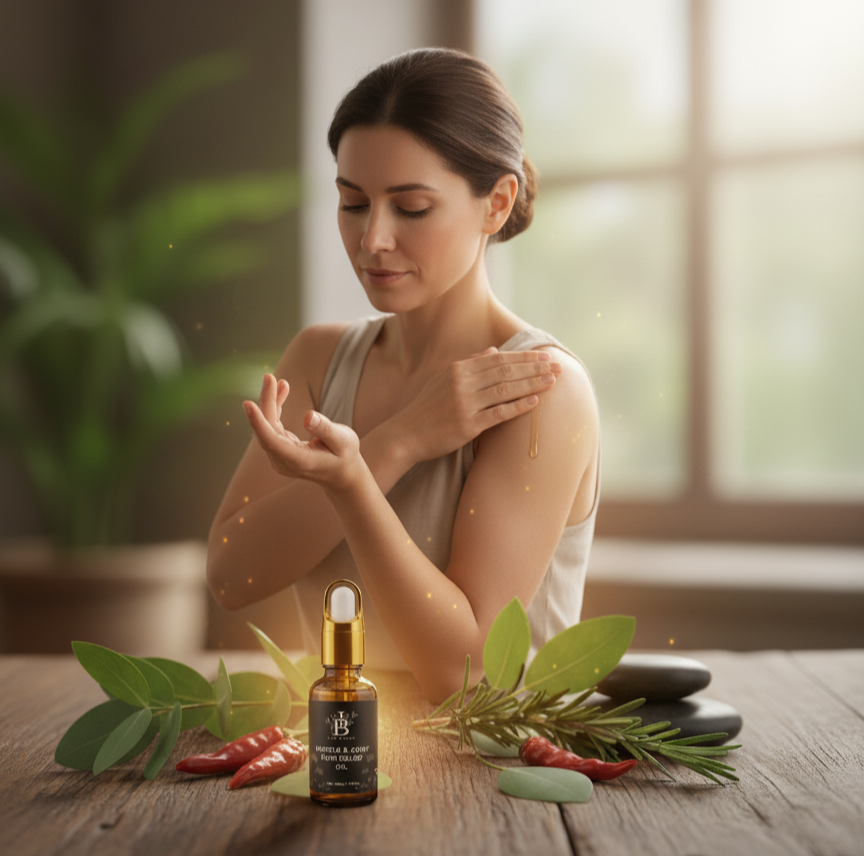 Muscle and Joint Pain Relief Oil bottle