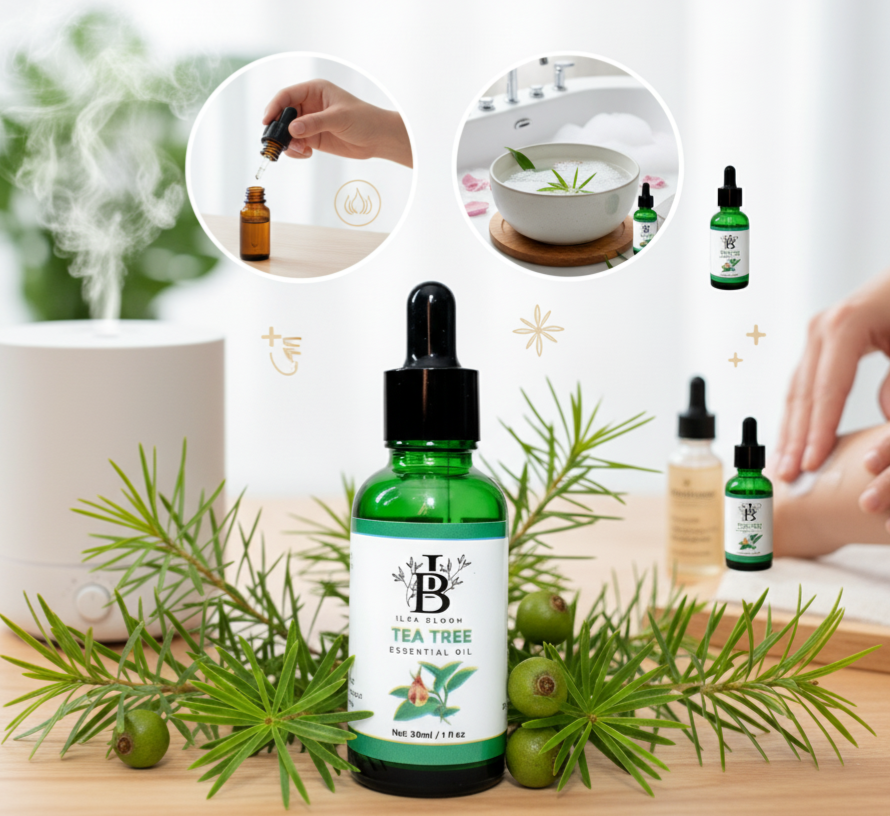 Cold-Pressed Tea Tree Oil – Fights Acne, Dandruff & Skin Infections Naturally