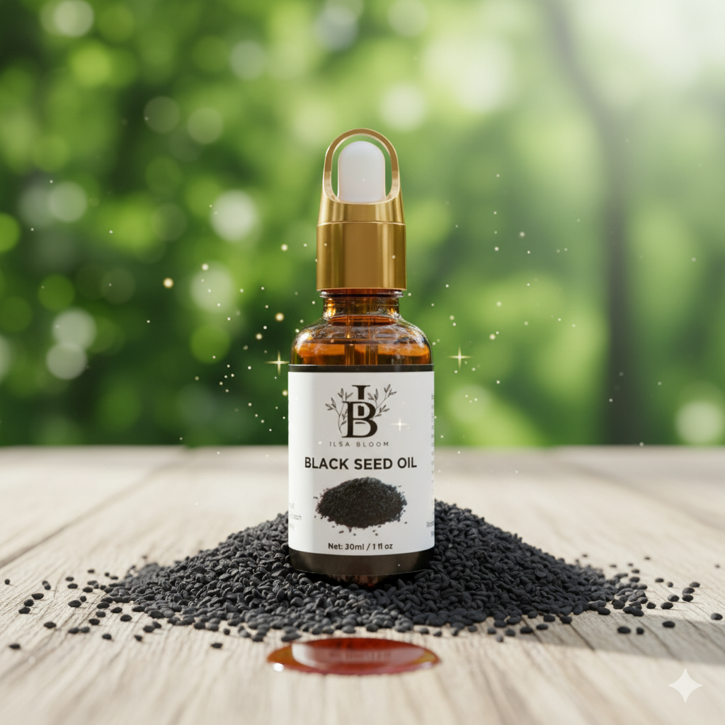 Black Seed Oil - kalongi oil - Cure Psoriasis, Acne, Reducing high Cholesterol