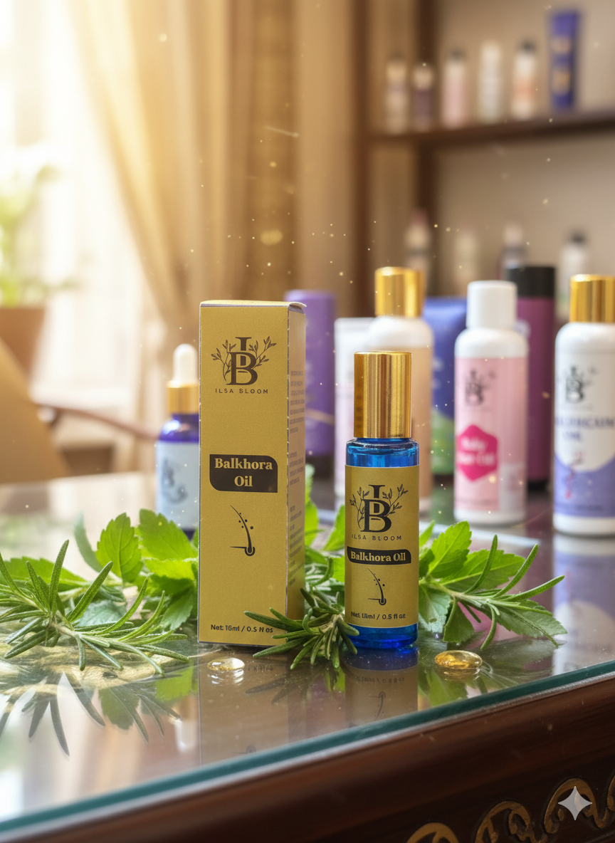 Baal Khora Oil – Herbal Hair Fall Control & Natural Hair Growth Oil
