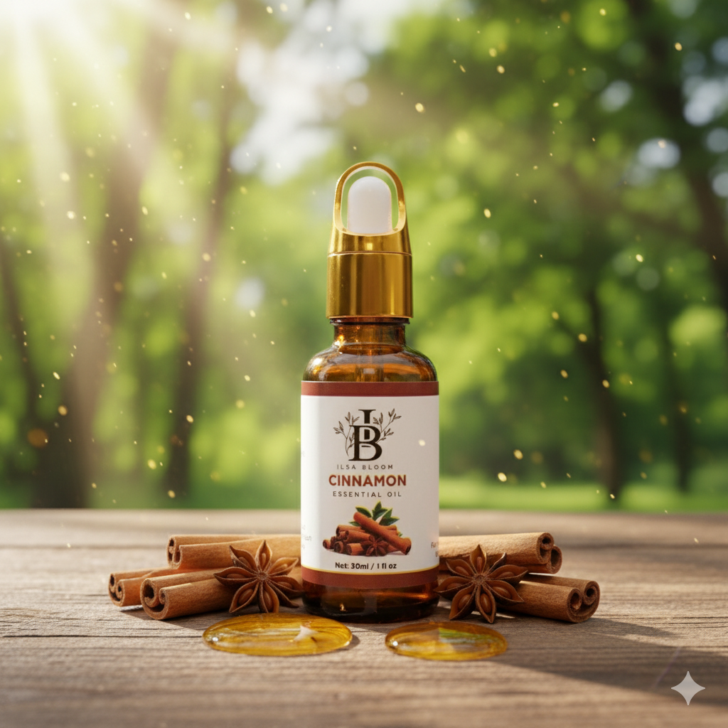 Cinnamon Essential Oil – Acts as Breathe Freshener, Immunity Booster, Reduces Sugar Cravings & Eases Chest Congestion