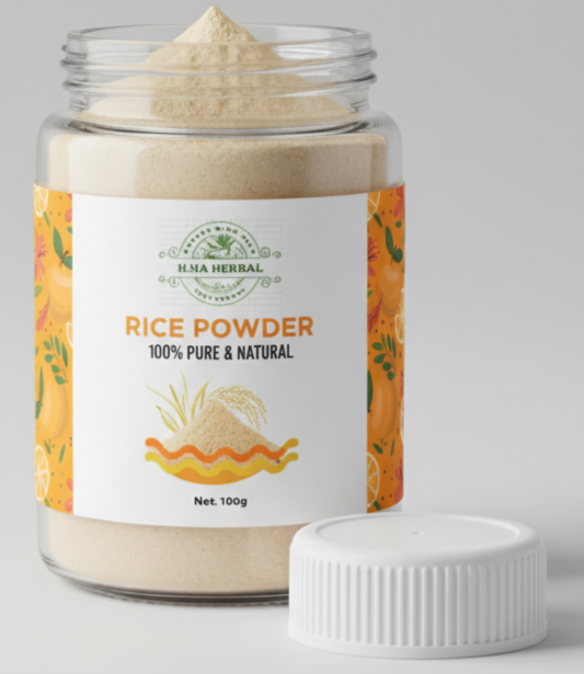 Rice Powder jar packaging