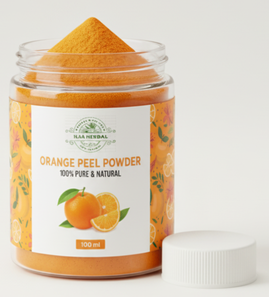 Orange Peel Powder jar packaging