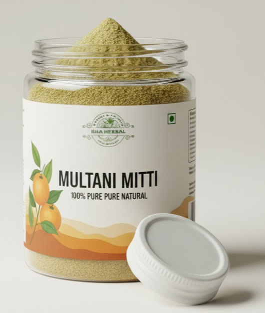 Multani Mitti clay mask packaging
