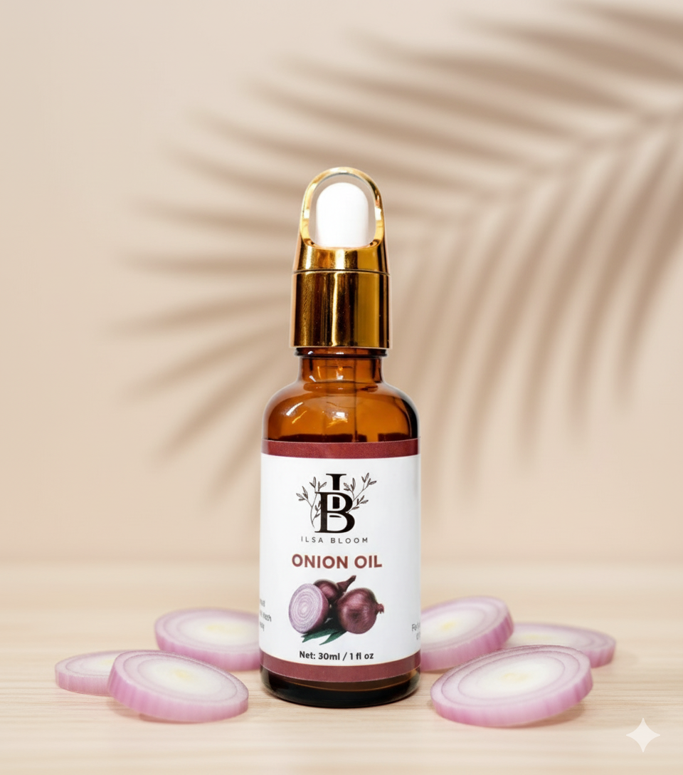 Red Onion Oil - Pyaz Oil - Reduces Hair Fall & Accelerates Hair Regrowth