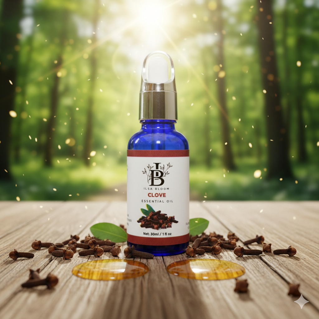 Clove Oil – Powerful Antioxidant, Soothing, Warm Aroma, Helps Clean Teeth & Gums