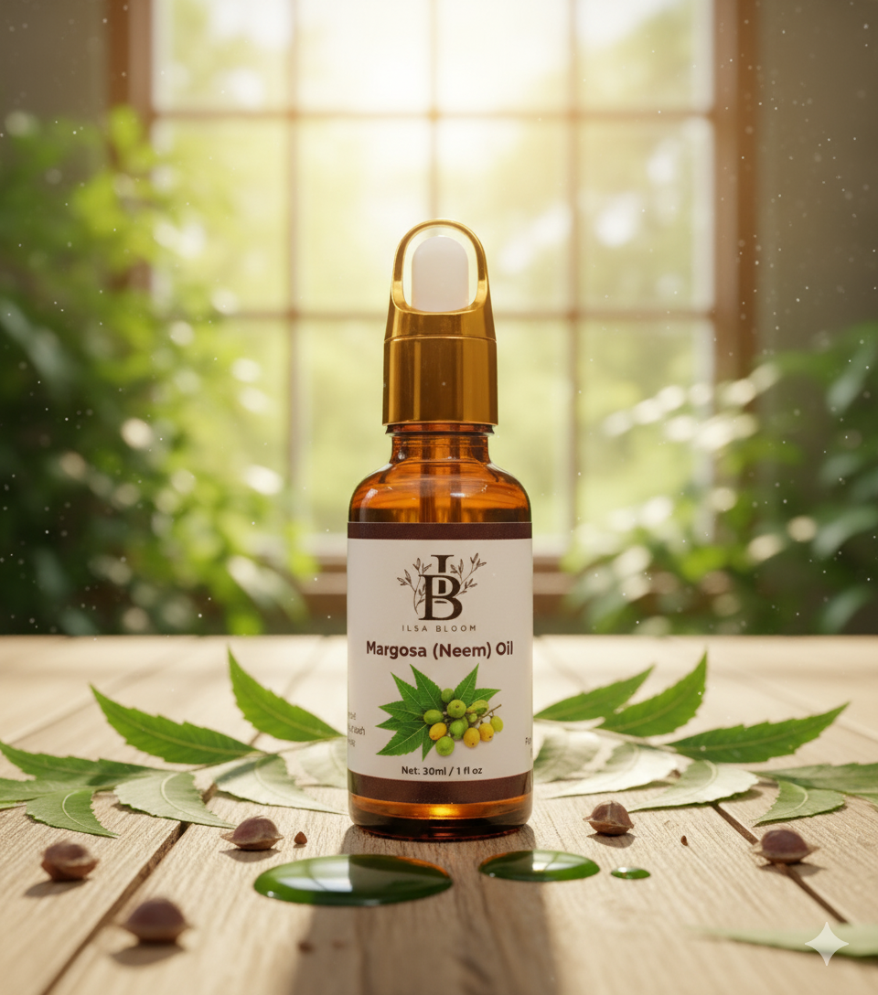 Margosa Oil (Neem Oil) – 100% Pure & Natural Cold-Pressed Herbal Formula