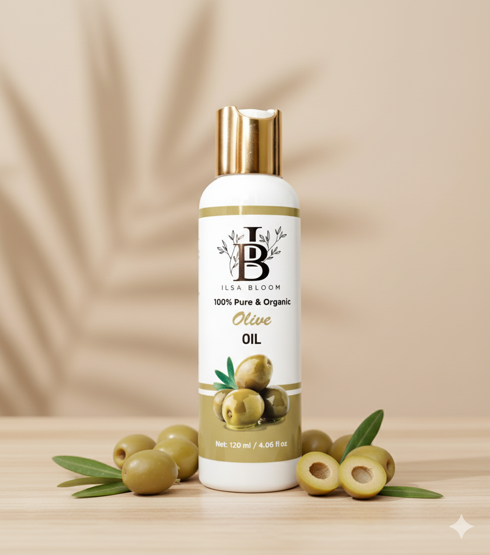 Olive Oil – 100% Pure Cold Pressed bottle front
Olive oil for skin hydration and glow
Pure olive oil for hair nourishment and shine
Cold pressed olive oil – non greasy
High quality olive oil in glass bottle
Olive oil for cooking and beauty use
Skin friendly olive oil – antioxidant rich
Olive oil for facial use and hair care
Olive oil for kitchen and personal care
Pure cold pressed olive oil – multi purpose
