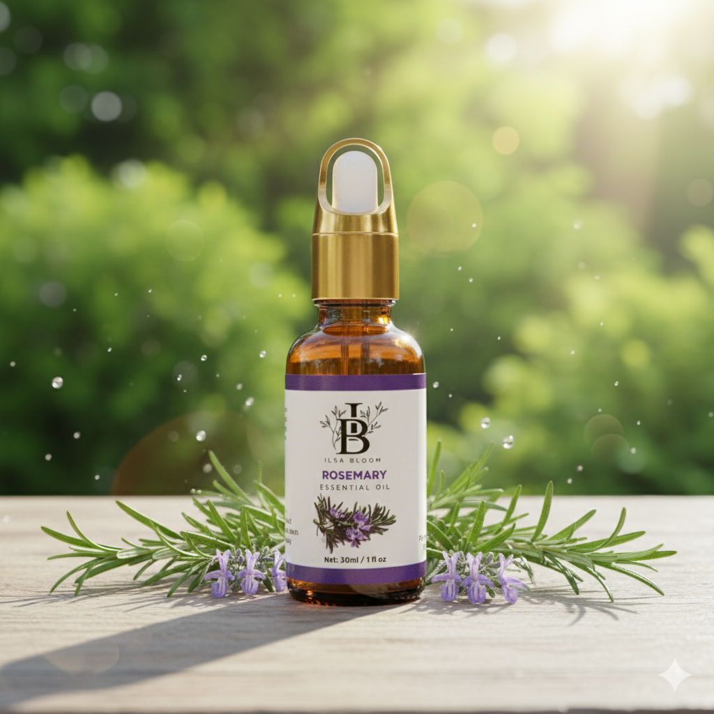 Rosemary Oil – 100% Pure Essential Oil for Hair Growth & Mental Focus