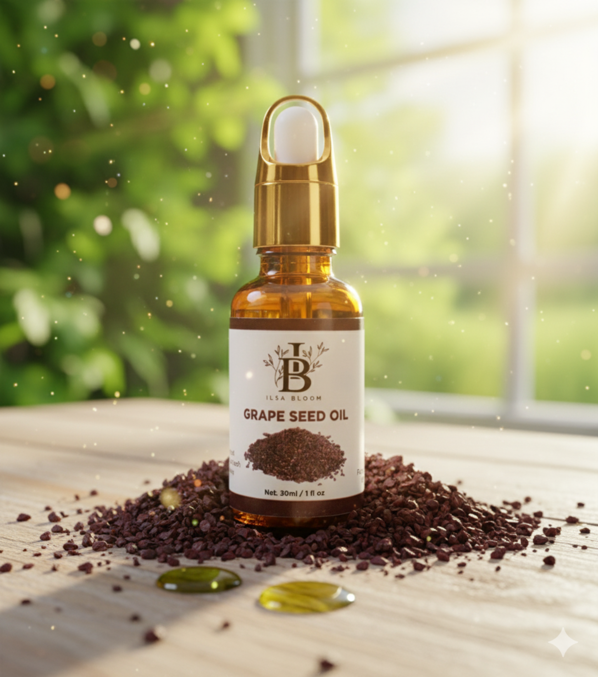 Grape Seed Oil Cold Pressed - Dark Circles Remover